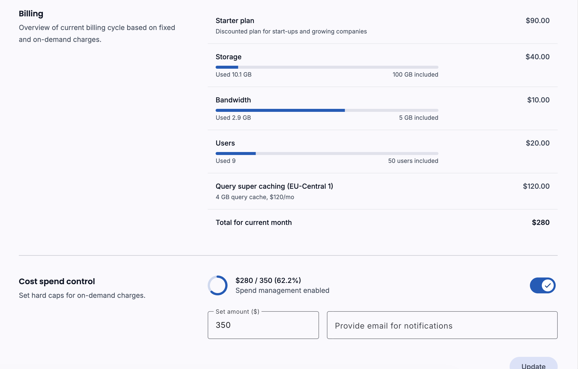 Billing & Usage